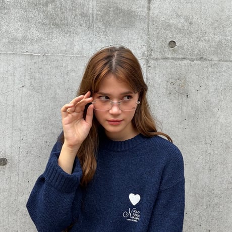 rimless glasses