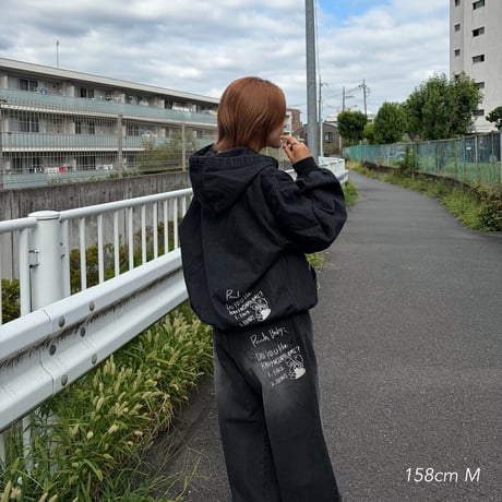 PUNCHBABY DENIM HOODED JACKET