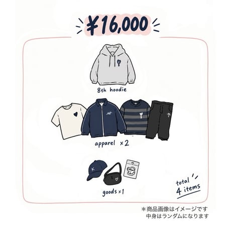8th anniversary box（¥16,000）