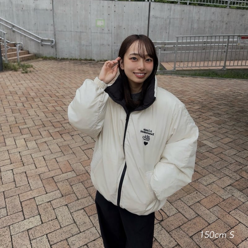 reversible panel blouson | kaoyorinakami