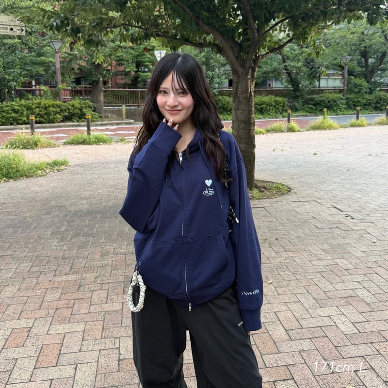 luv zip hoodie | kaoyorinakami