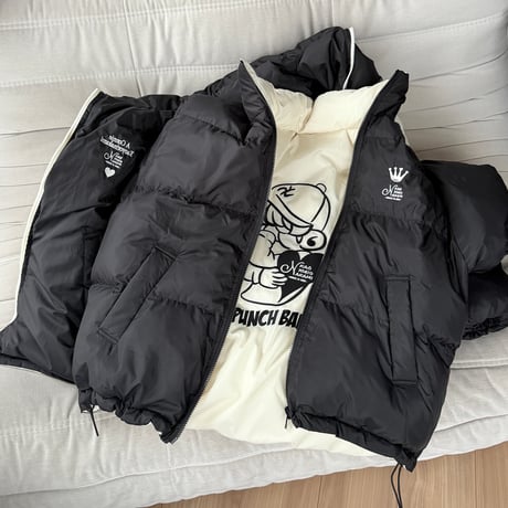reversible panel blouson