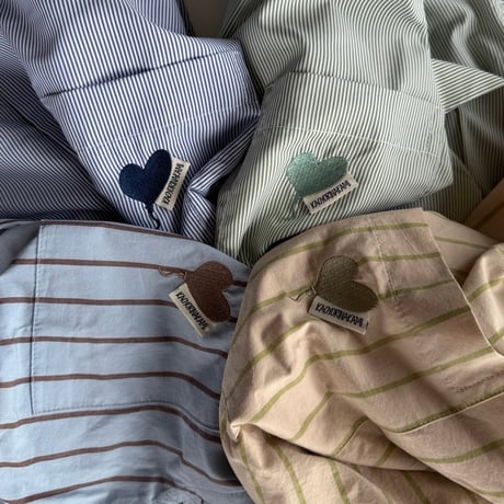 balloon tag stripe shirts