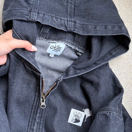 PUNCHBABY DENIM HOODED JACKET