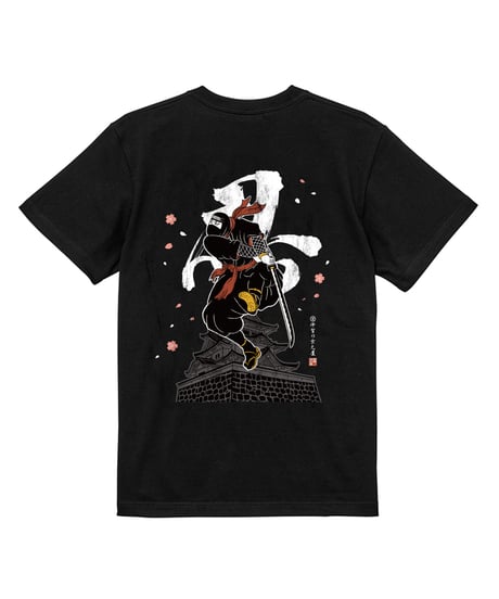 Sakura&Ninja T-shirts(BLACK)