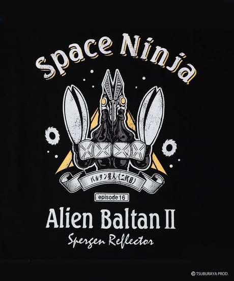 【再入荷なし】バルタン星人（二代目）Tシャツ/ALIEN BALTAN T-shirts(BLACK）