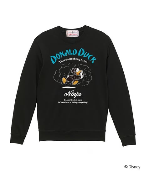 ＜DONALD＞スウェット/ ＜DONALD＞Sweatshirt(BLACK）