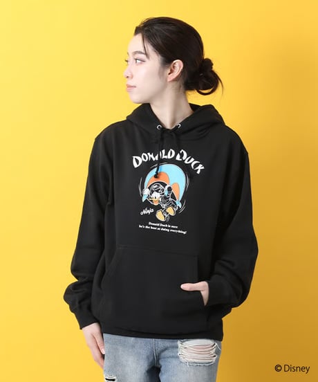 ＜DONALD＞プルオーバーパーカー/＜DONALD＞Hoodie(BLACK)