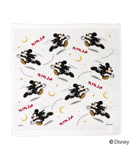 MICKEY ふんわりガーゼハンドタオル/MICKEY Gauze hand towel