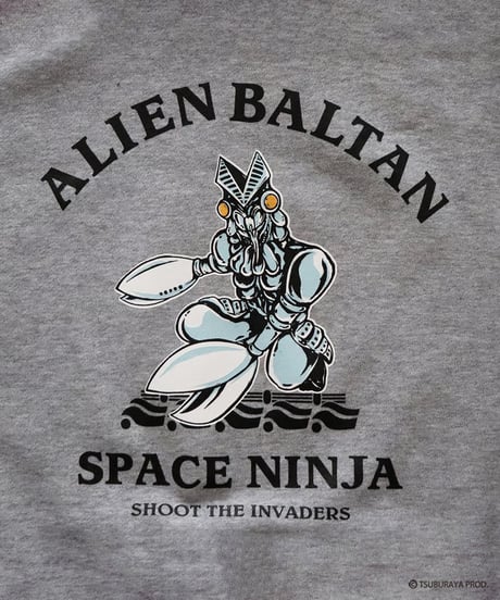 【再入荷なし】バルタン星人パーカー/ALIEN BALTAN Hoodie(GREY）