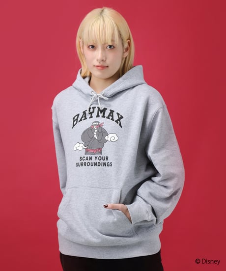 BAYMAX パーカー/BAYMAX Hoodie(GREY）