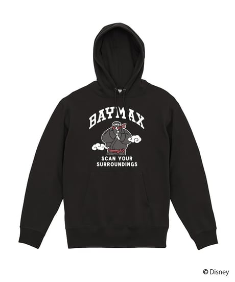 BAYMAX パーカー/BAYMAX Hoodie(BLACK)