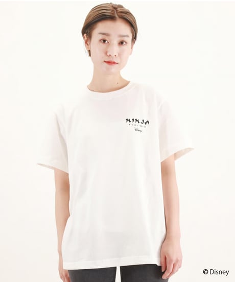 MICKEY JUMP Tシャツ/MICKEY JUMP T-shirts(WHITE)