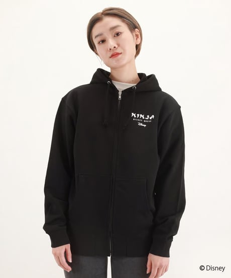 MICKEY ジップパーカー/MICKEY ZipHoodie(BLACK)