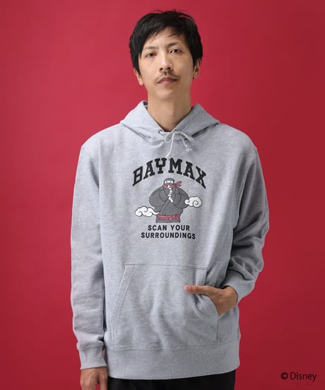 BAYMAX パーカー/BAYMAX Hoodie(GREY）