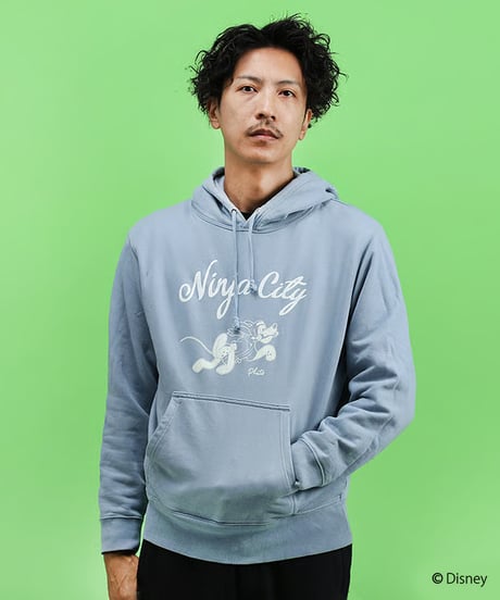 PLUTO プルオーバーパーカー/PLUTO Hoodie(ACID BLUE）