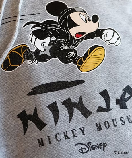 【再入荷無し】MICKEY プルオーバーパーカー/MICKEY Hoodie(GREY）
