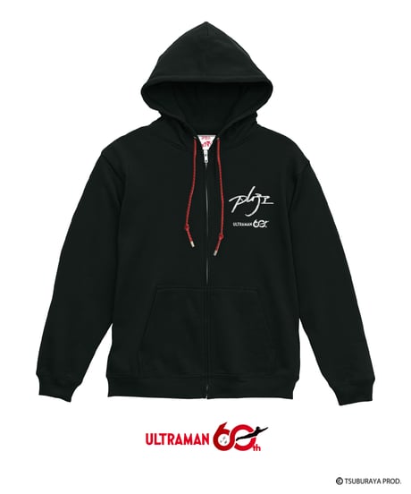 【予約/Pre-order】ウルトラマン60thブラザーズマント ZIPパーカー/ULTRAMAN ZipHoodie(BLACK)