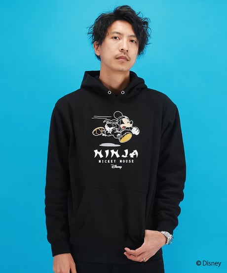 MICKEY プルオーバーパーカー/MICKEY Hoodie(BLACK)