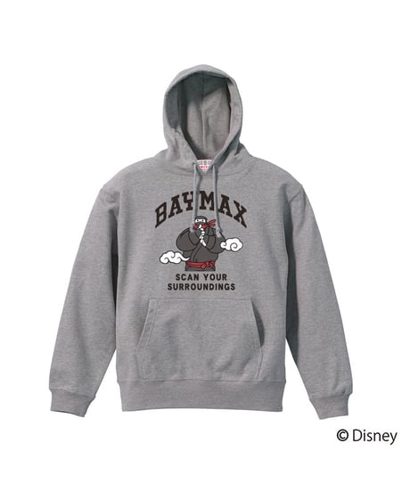 BAYMAX パーカー/BAYMAX Hoodie(GREY）