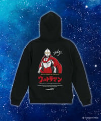 【予約/Pre-order】ウルトラマン60thブラザーズマント ZIPパーカー/ULTRAMAN ZipHoodie(BLACK)
