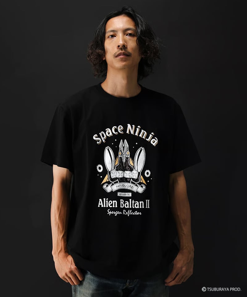 再入荷なし】バルタン星人（二代目）Tシャツ/ALIEN BALTAN T-shirts(BL