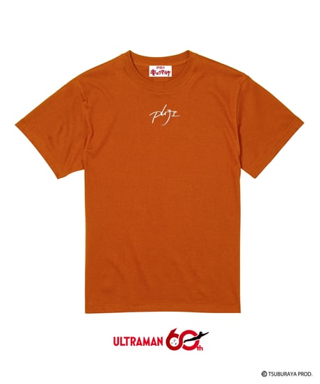 【予約/Pre-order】ウルトラマン60thウルトラサインTシャツ/ULTRAMAN T-shirts(Hazy Orange）