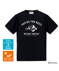 【再入荷なし】MICKEY ドライTシャツ/MICKEY DLY T-shirts(BLACK)