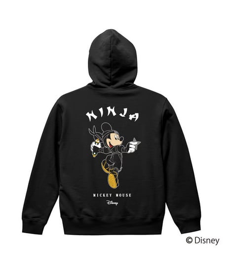 MICKEY ジップパーカー/MICKEY ZipHoodie(BLACK)