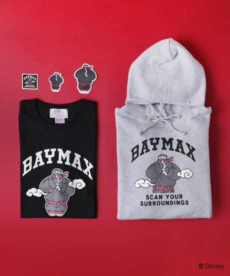 BAYMAX Tシャツ/BAYMAX T-Shirts(WHITE）