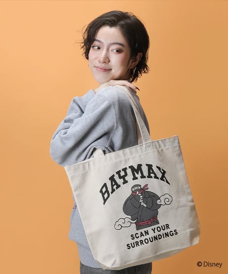 【NEW】BAYMAX トートバッグ/BAYMAX Bag(Ivory）