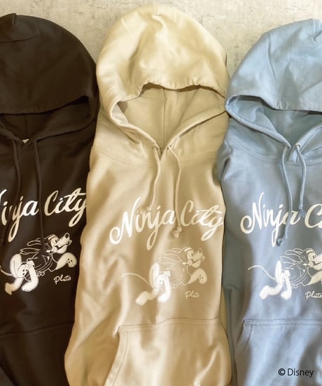 PLUTO プルオーバーパーカー/PLUTO Hoodie(SUMI BLACK）