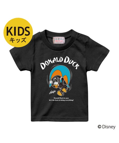 【再入荷なし】＜DONALD＞キッズTシャツ/＜DONALD＞KIDS T-shirts(BLACK)