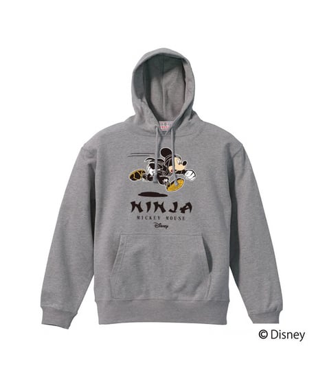 【再入荷無し】MICKEY プルオーバーパーカー/MICKEY Hoodie(GREY）