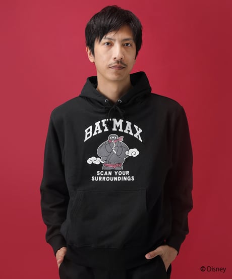 BAYMAX パーカー/BAYMAX Hoodie(BLACK)