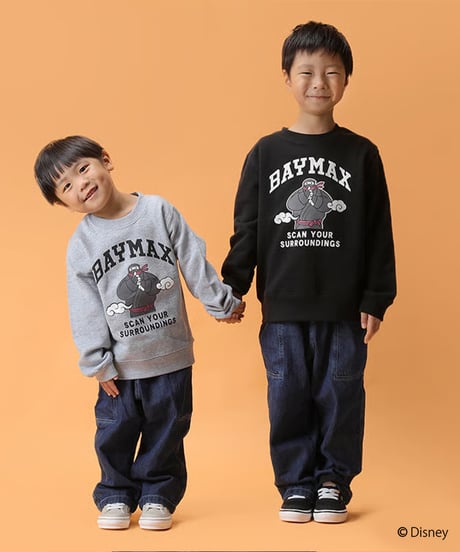 【NEW】BAYMAX キッズスウェット/BAYMAX KIDS Sweatshirt(GREY）