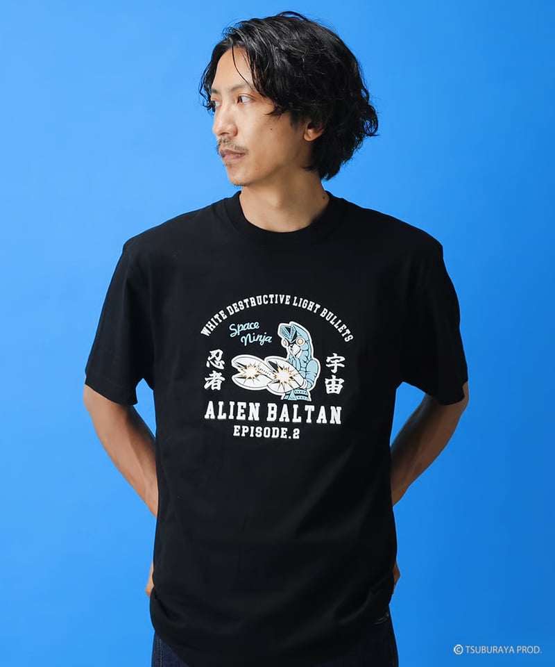 ★90s Vintage ALIEN BALTAN バルタン星人 Tシャツ バルタン星人Tシャツ/Alien Baltan T-shirts(BLACK) | 伊賀の京丸