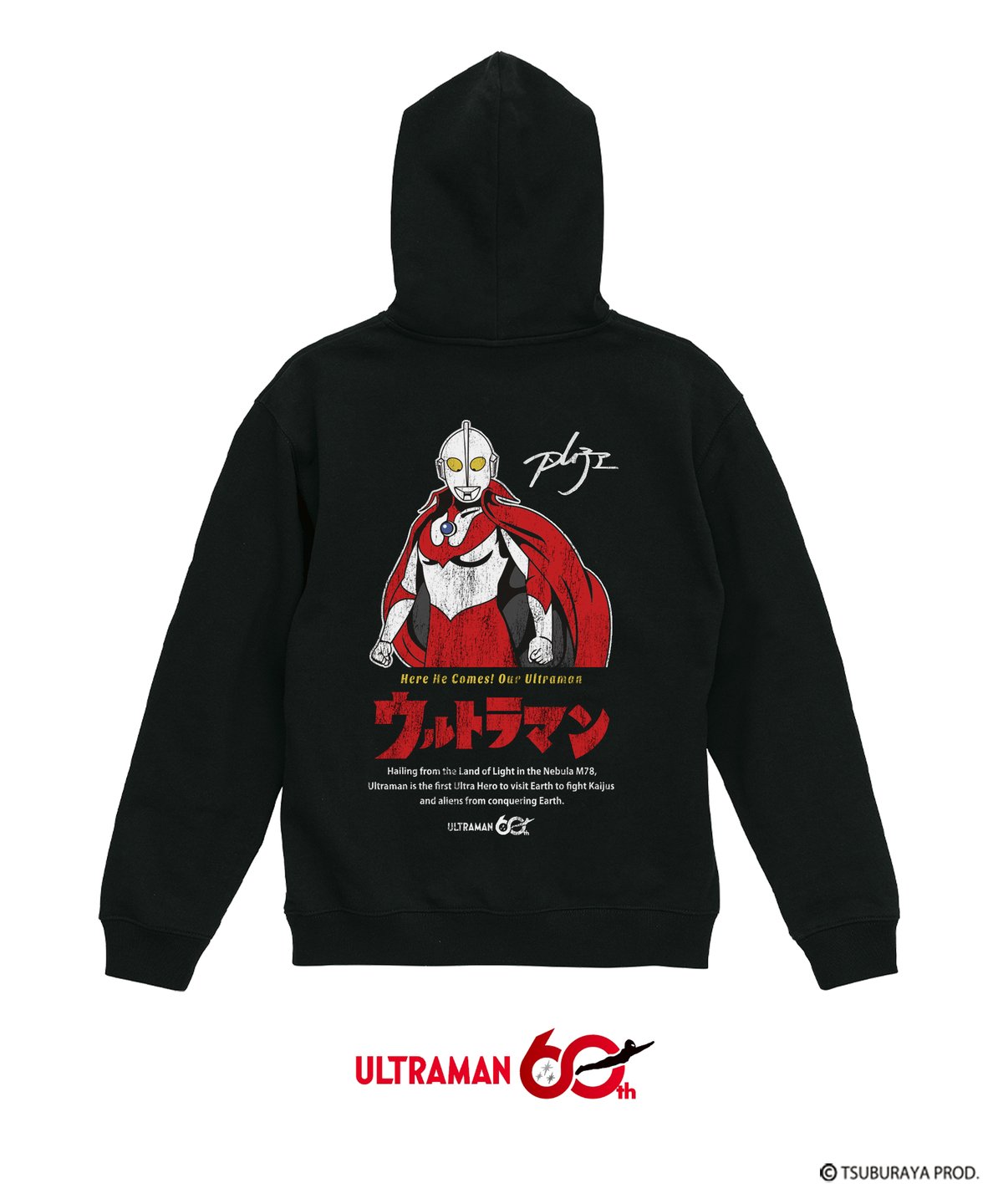 あき出品 Manグッズ 予約/Pre-order】ウルトラマン60thブラザーズマント ZIPパーカー/ULTRAM