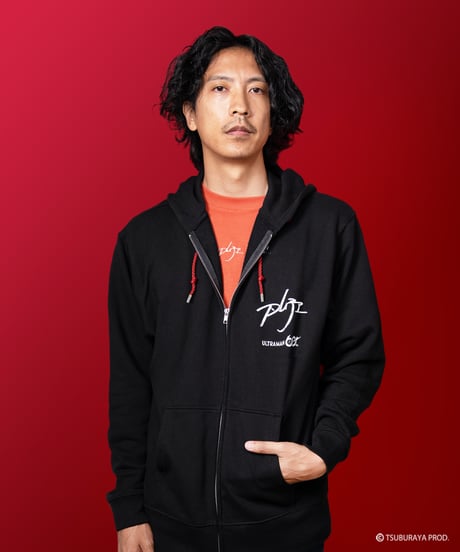 【予約/Pre-order】ウルトラマン60thブラザーズマント ZIPパーカー/ULTRAMAN ZipHoodie(BLACK)