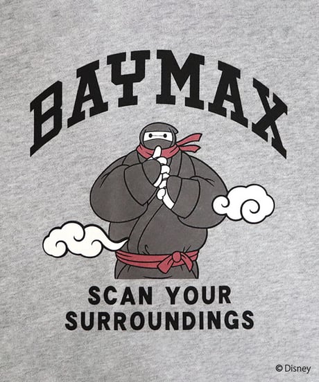 BAYMAX パーカー/BAYMAX Hoodie(GREY）