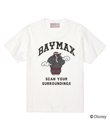BAYMAX Tシャツ/BAYMAX T-Shirts(WHITE）