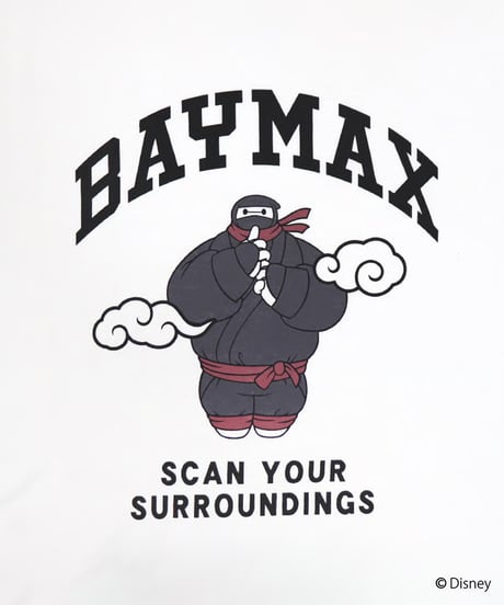 BAYMAX Tシャツ/BAYMAX T-Shirts(WHITE）