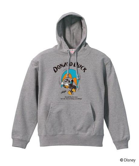 ＜DONALD＞プルオーバーパーカー/＜DONALD＞Hoodie(GREY）