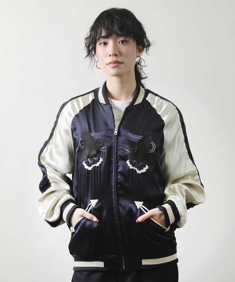 予約/pre-order】伊賀くみひもスカジャン 天狗と忍者/IGAKUMIHIMO