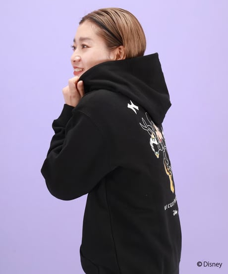 MICKEY ジップパーカー/MICKEY ZipHoodie(BLACK)