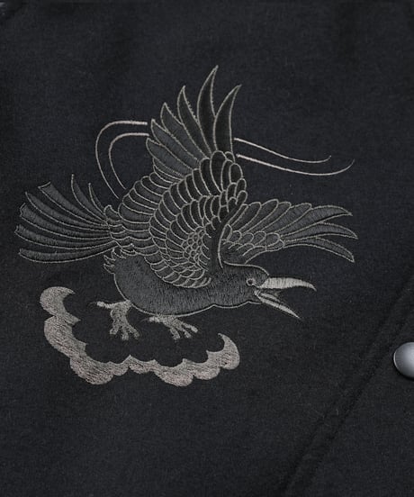 【予約/pre-order】伊賀牛レザースタジャン  天狗と忍者 / TENGU&NINJA IGAUSHI LEATHER  AWARD JACKET(BLK)