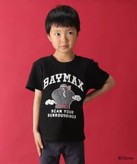 BAYMAX キッズTシャツ/BAYMAX Kids T-Shirts(BLACK）