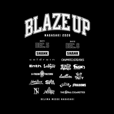 BLAZE UP NAGASAKI 2026 ロングスリーブTシャツ[Cタイプ]