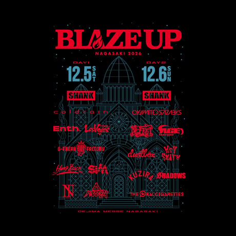 BLAZE UP NAGASAKI 2026 Tシャツ[Aタイプ]