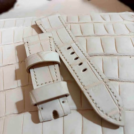 Limited Order12 タンニン鞣しアリゲーター ヌバック仕上げ カスタムオーダー